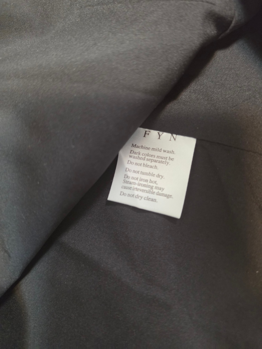 F.Y.N Sleeveless Black Pinstripe Tie-Front Vest - Picture 9 of 10